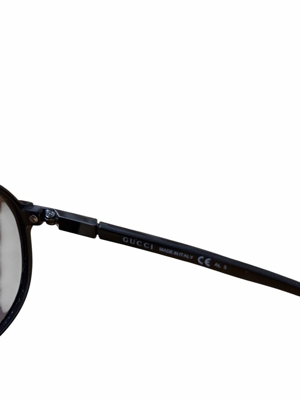 Gucci Black Aviator Sunglasses